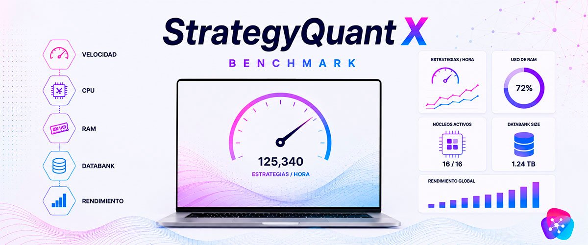 WikiSQX - Configuración: El benchmark de StrategyQuant X: mide el rendimiento de tu equipo