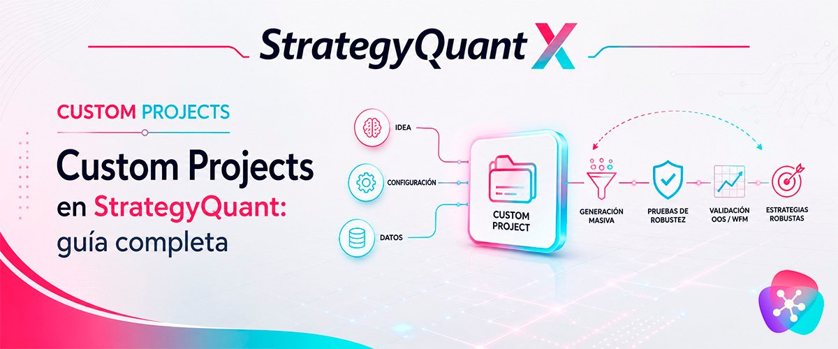 WikiSQX - Custom Projects > Custom Projects en StrategyQuant: guía completa