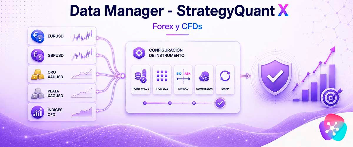 WikiSQX - Software - Data Manager: Forex y CFDs en StrategyQuant X: valores de referencia y errores típicos