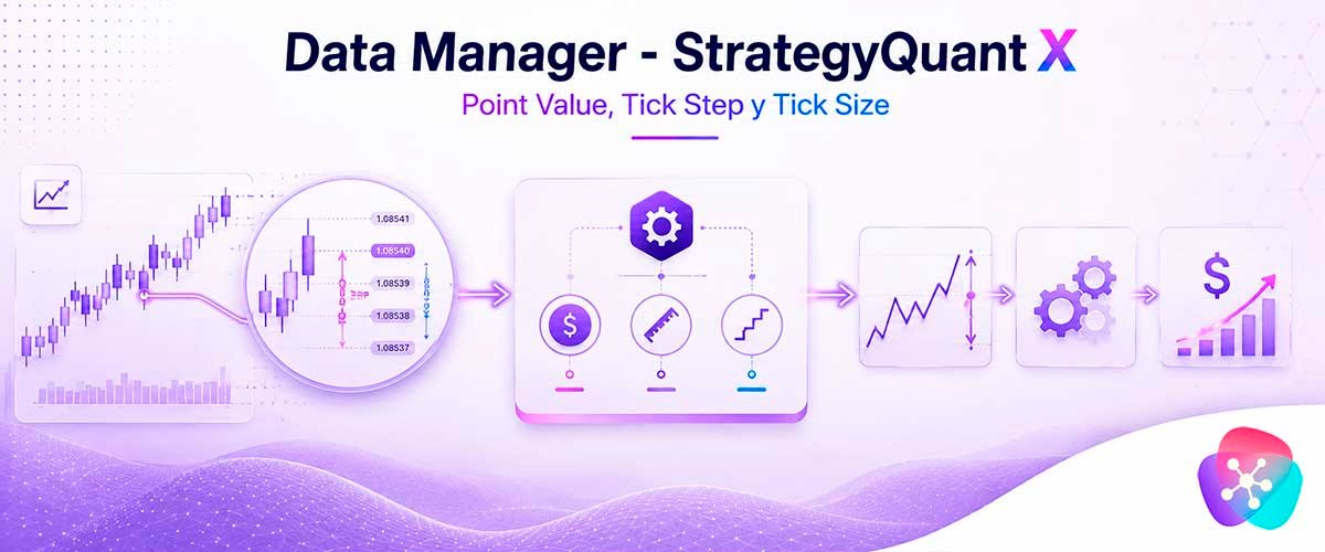 WikiSQX - Software - Data Manager: Point Value, Tick Step y Tick Size en StrategyQuant X