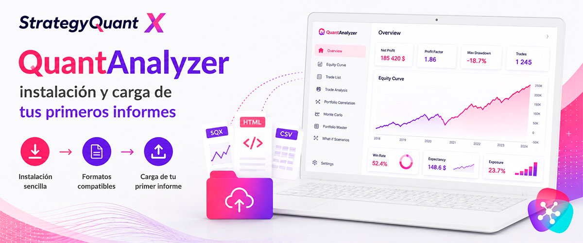 WikiSQX - QuantAnalyzer > QuantAnalyzer: instalación y carga de tus primeros informes